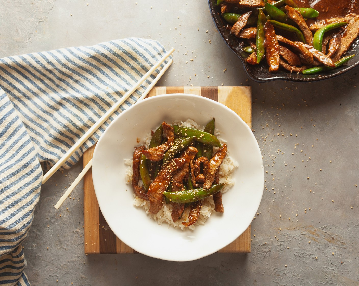 Sesame Ginger Beef Stir Fry