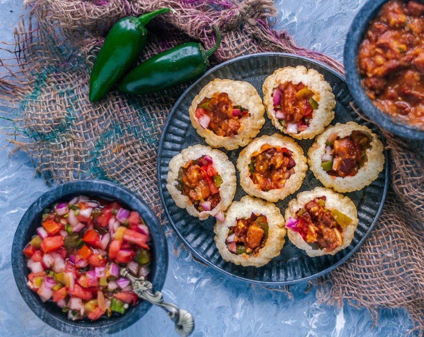 Indian-Mexican Pani Puri