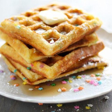 Funfetti Cake Waffles Recipe | SideChef