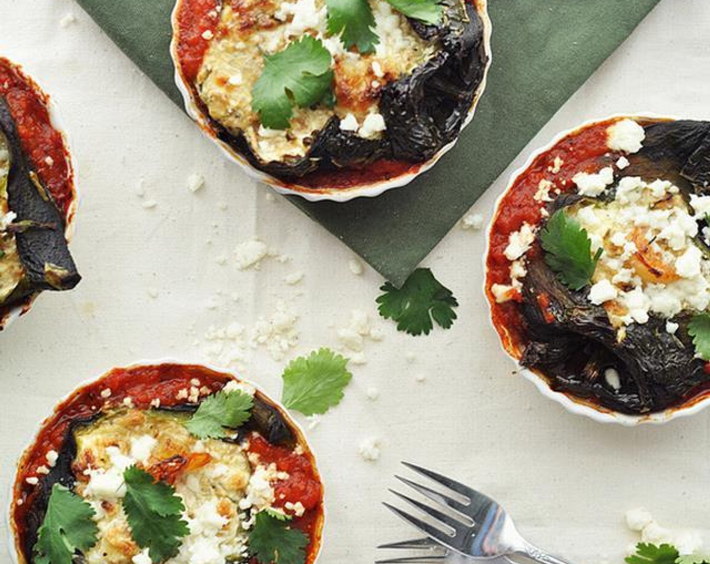 Roasted Shrimp Stuffed Poblano Peppers