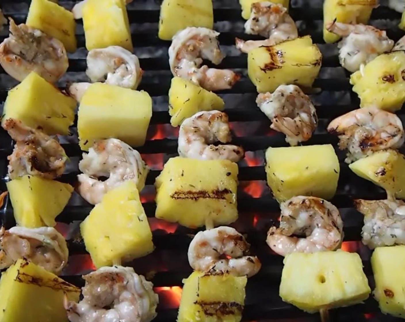 step 6 Assemble on a skewer with Pineapples (to taste) and grill to perfection.