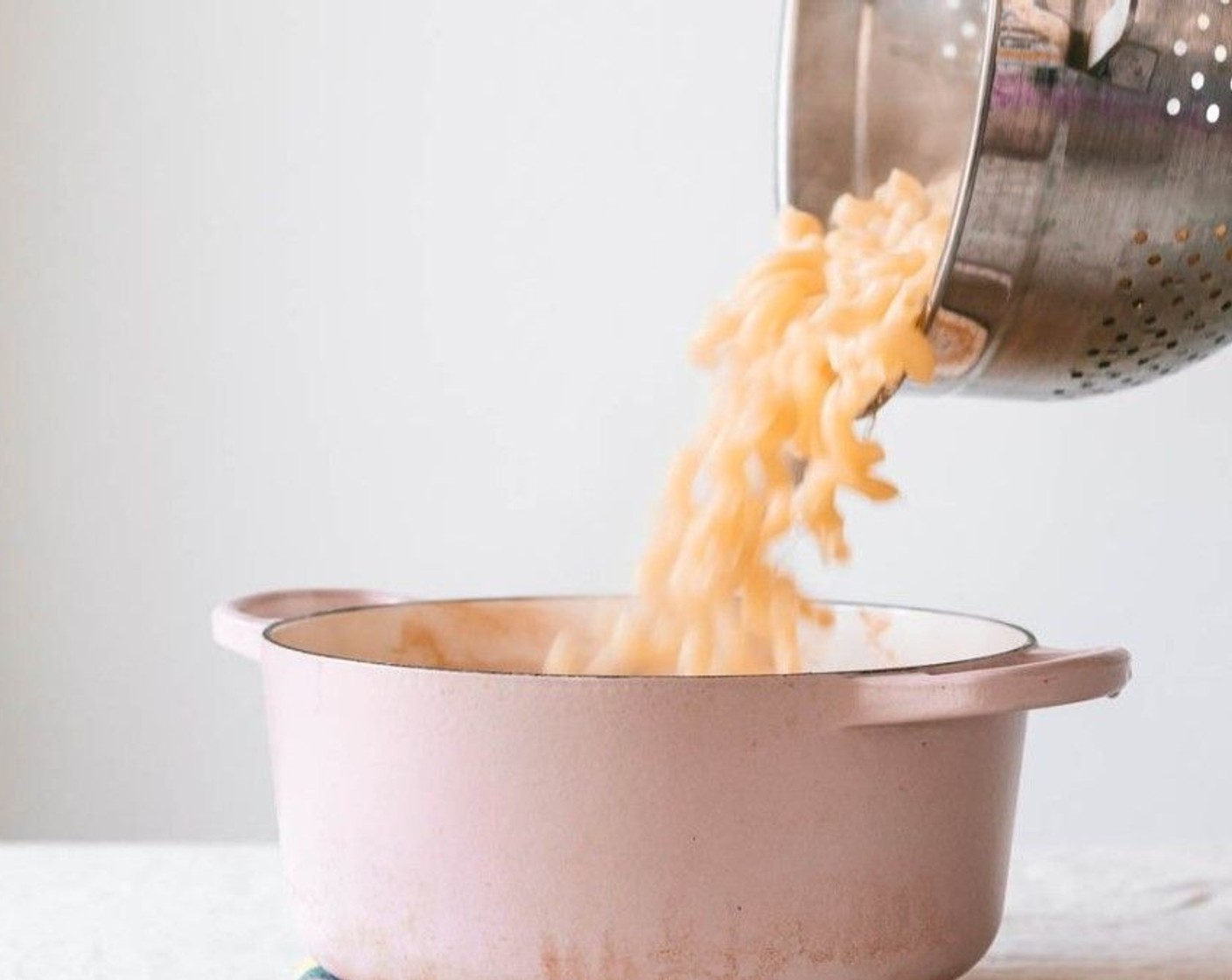 step 5 Boil Elbow Macaroni (12 oz) to al dente, then add to the cheese sauce. Reserve about a cup of pasta water.