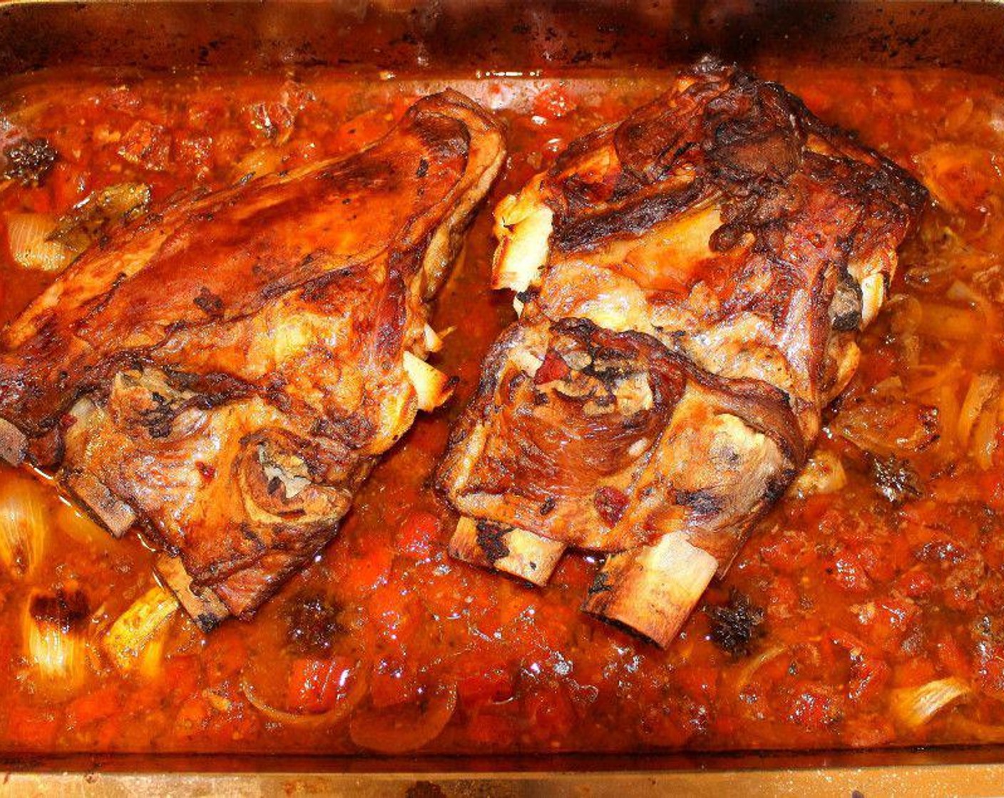 step 5 While braising, turn the meat every 30 minutes, if the stock reduces too much, add some more stock or water.