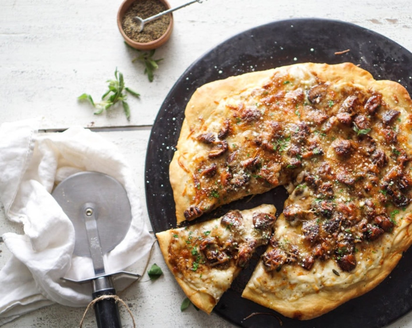 step 10 Before serving, sprinkle with Crushed Red Pepper Flakes (1 pinch) for heat and if desired, a splash of Balsamic Vinegar (to taste) and Fresh Basil (to taste).