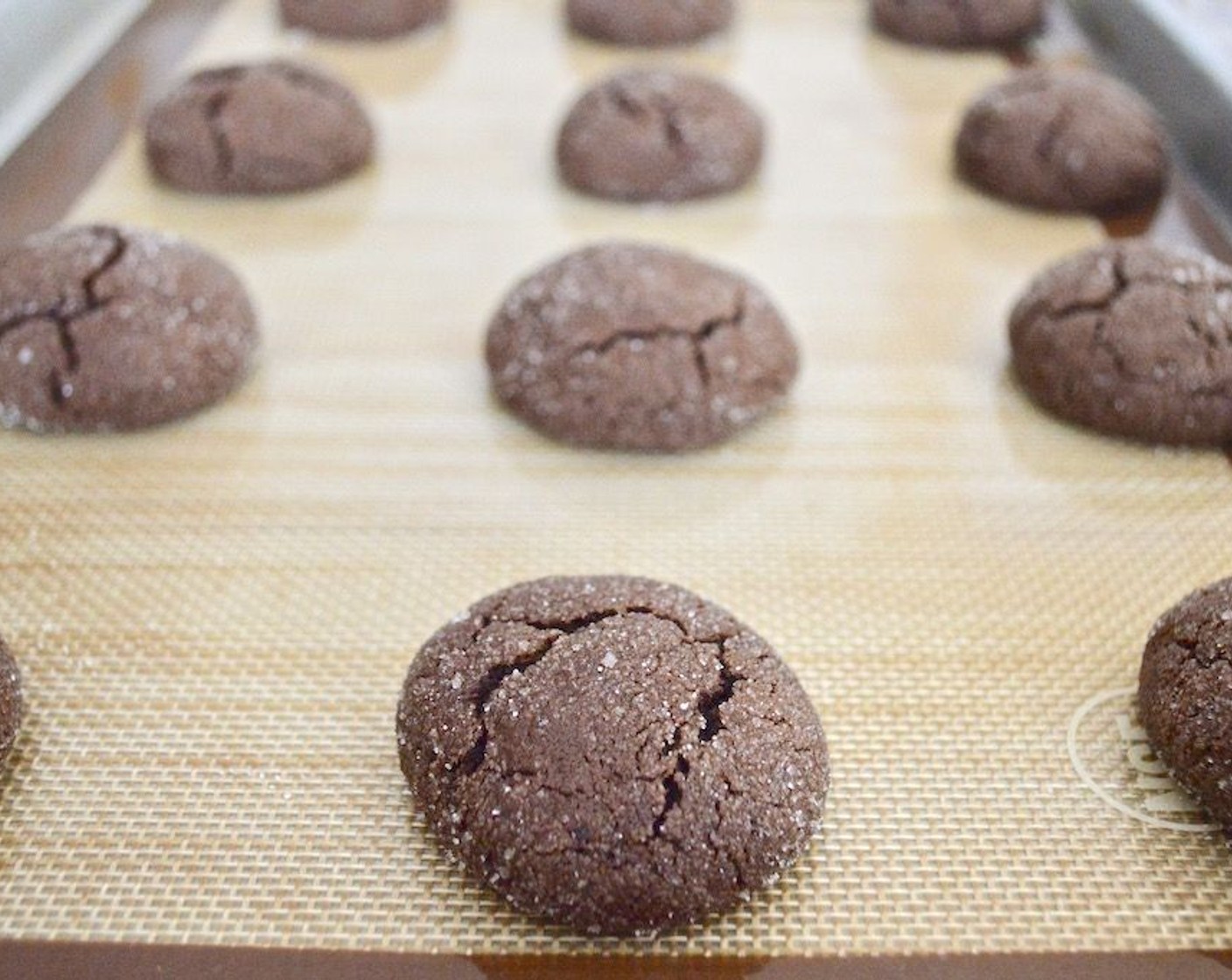 step 7 Bake them for 12 to 15 minutes, until they start to crack and are baked through but still soft.