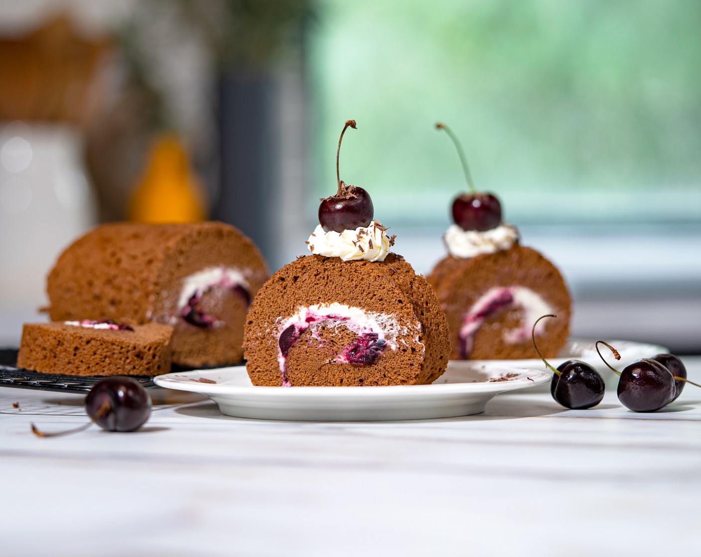 Black Forest Swiss Roll