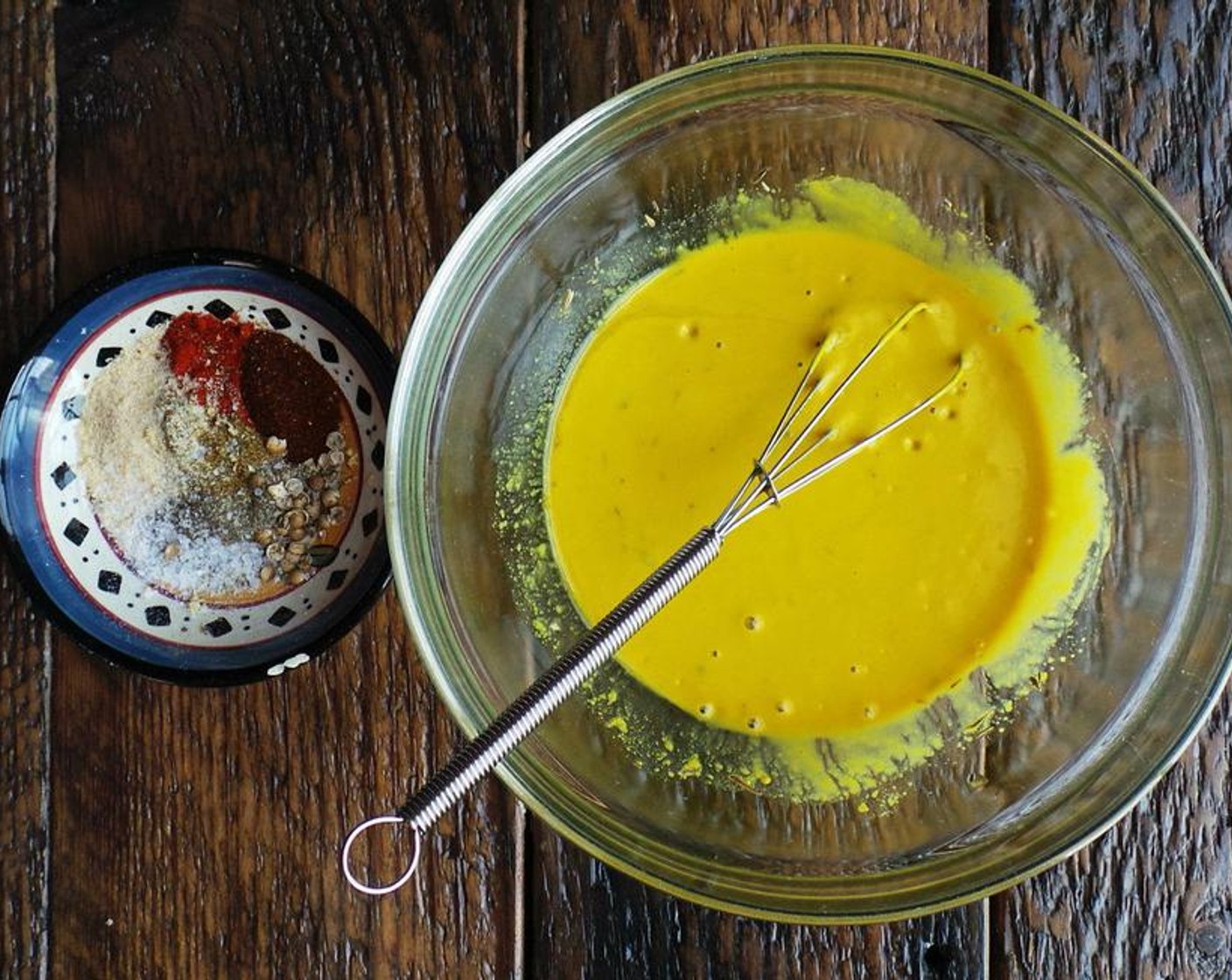 step 1 Make the paste. Mix the Ground Cumin (2 tsp), Paprika (2 tsp), Simply Organic Garlic Powder (1/2 tsp), Ground Black Pepper (1/2 tsp), Sea Salt (1/2 tsp), Chipotle Pepper (1/4 tsp), Fresh Thyme (1 Tbsp), Yellow Mustard (1/2 cup), Worcestershire Sauce (1 Tbsp) and Water (4 Tbsp).