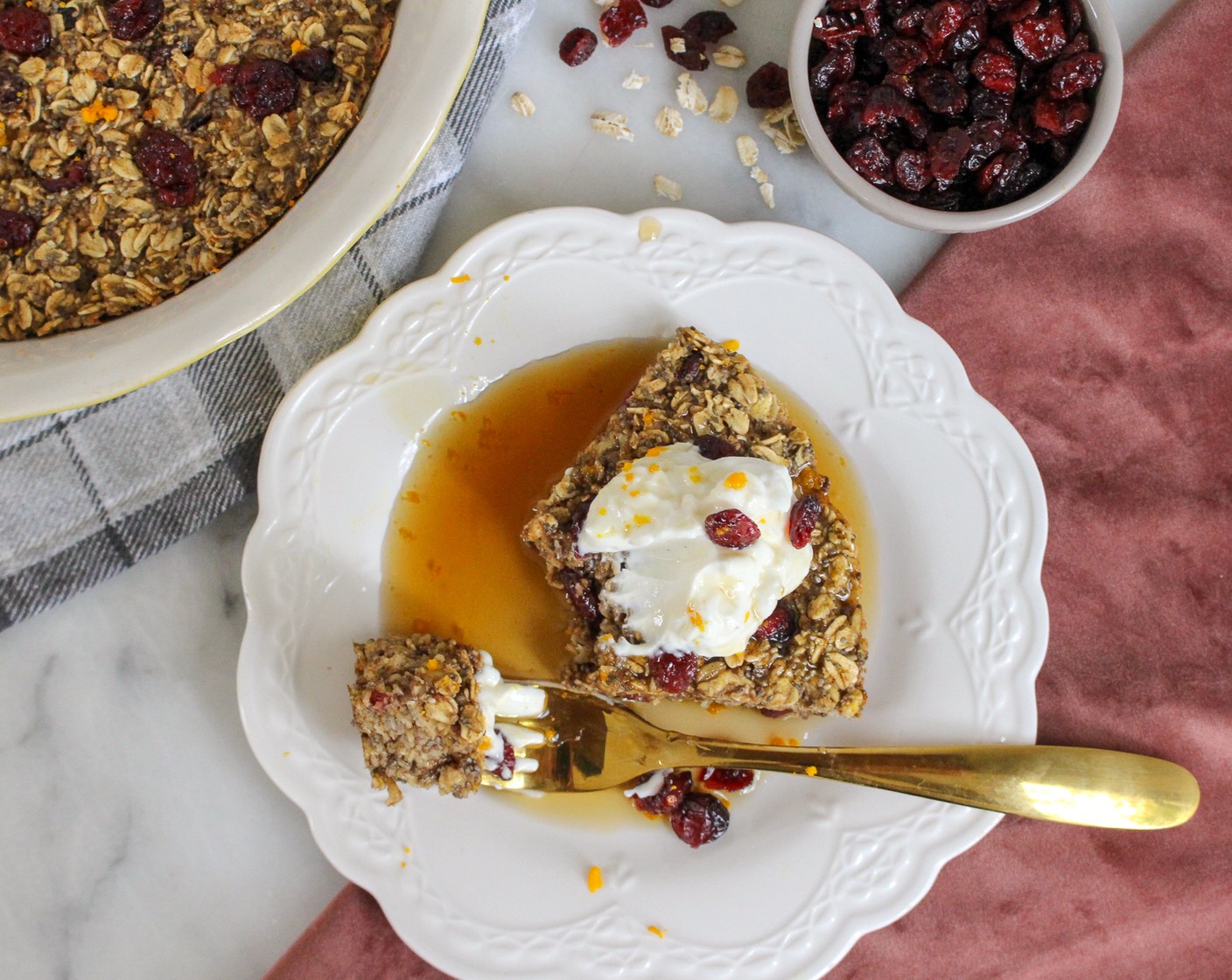 Cranberry Baked Oatmeal