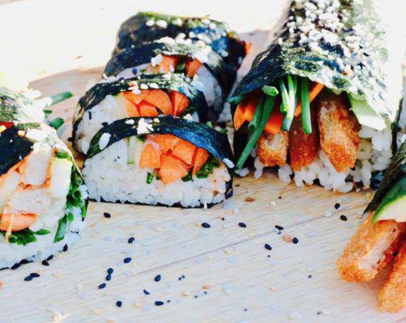 Mexican Vegan Sushi Rolls