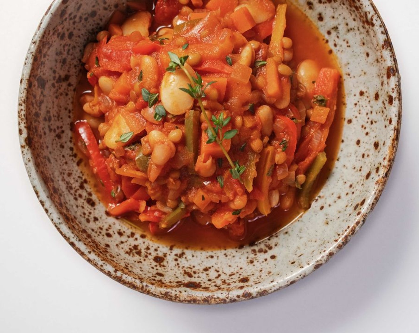 Mixed Bean and Pepper Ragu