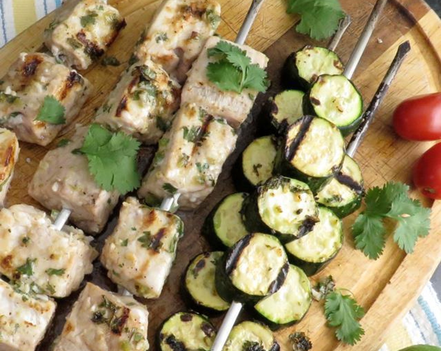 Lime-Cilantro Swordfish Kebabs