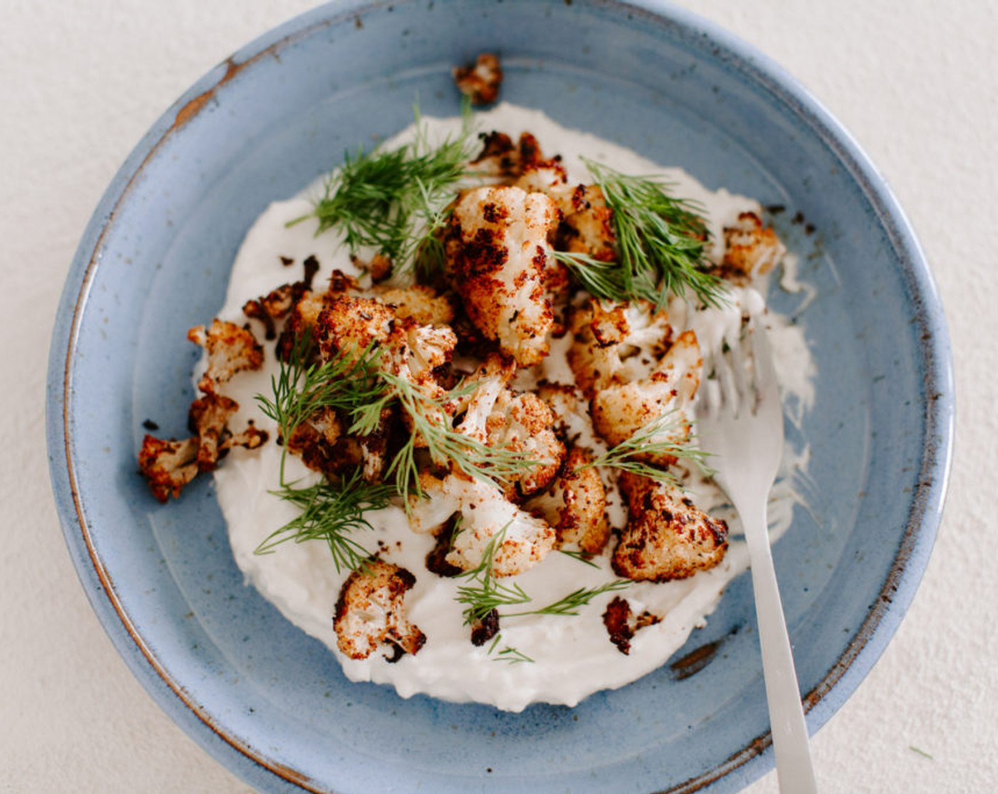 Roasted Cauliflower and Whipped Feta