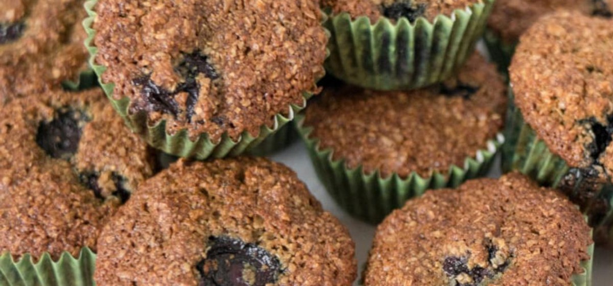 Blueberry Flax Oat Bran Muffins Recipe SideChef
