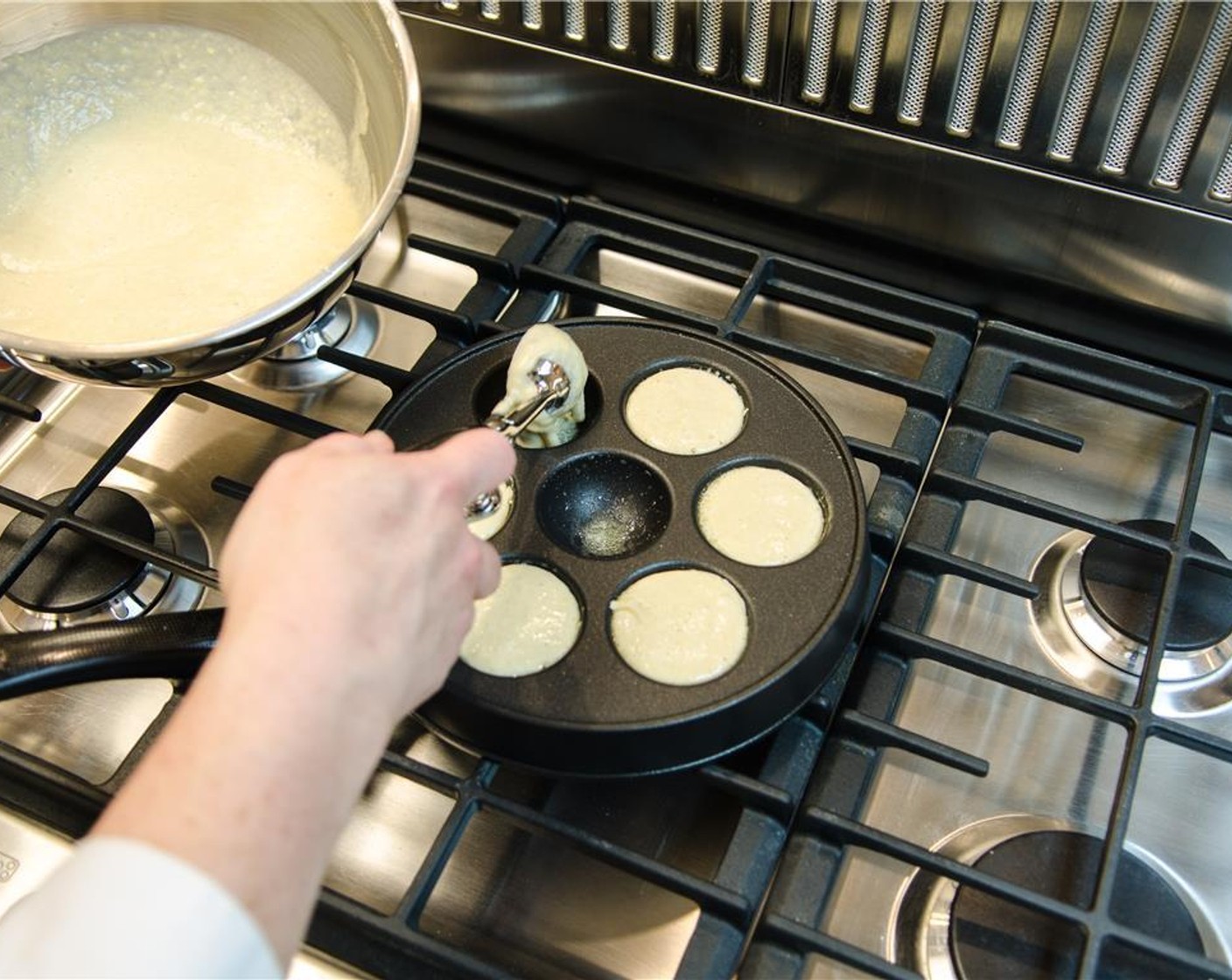 step 11 Fill each cup 3/4 full with batter.