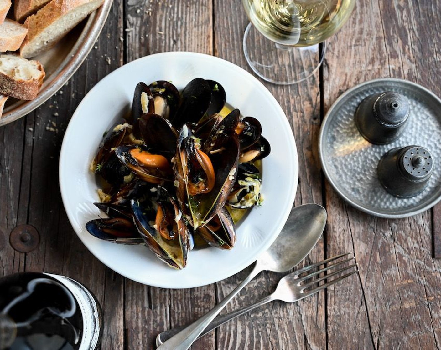 Mussels with Parsnip and Parmesan