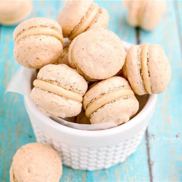 Hazelnut Caramel Coffee Macarons Recipe | SideChef