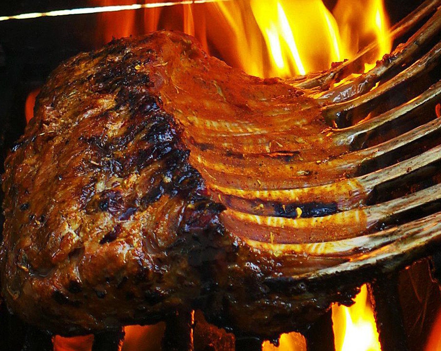 step 4 Add the rack to the indirect (away from the fire) side of the grill. Close the lid and cook 35 minutes or until a thermometer reaches exactly 125 degrees F (51 degrees C), or 10 degrees under your desired doneness, as 135 degrees F (57 degrees C) is medium-rare.