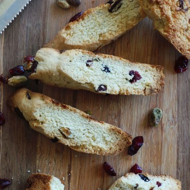 Cranberry Pistachio Biscotti Recipe | SideChef