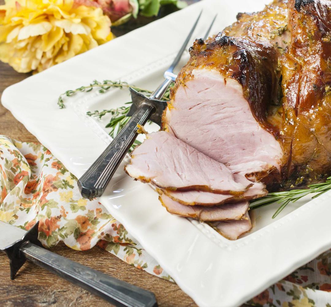 Baked Apricot Mustard Ham Recipe SideChef