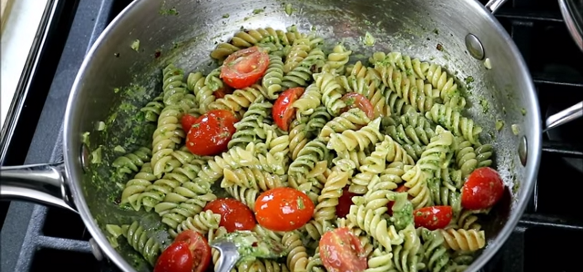 Quick Basil Pesto Pasta Recipe SideChef