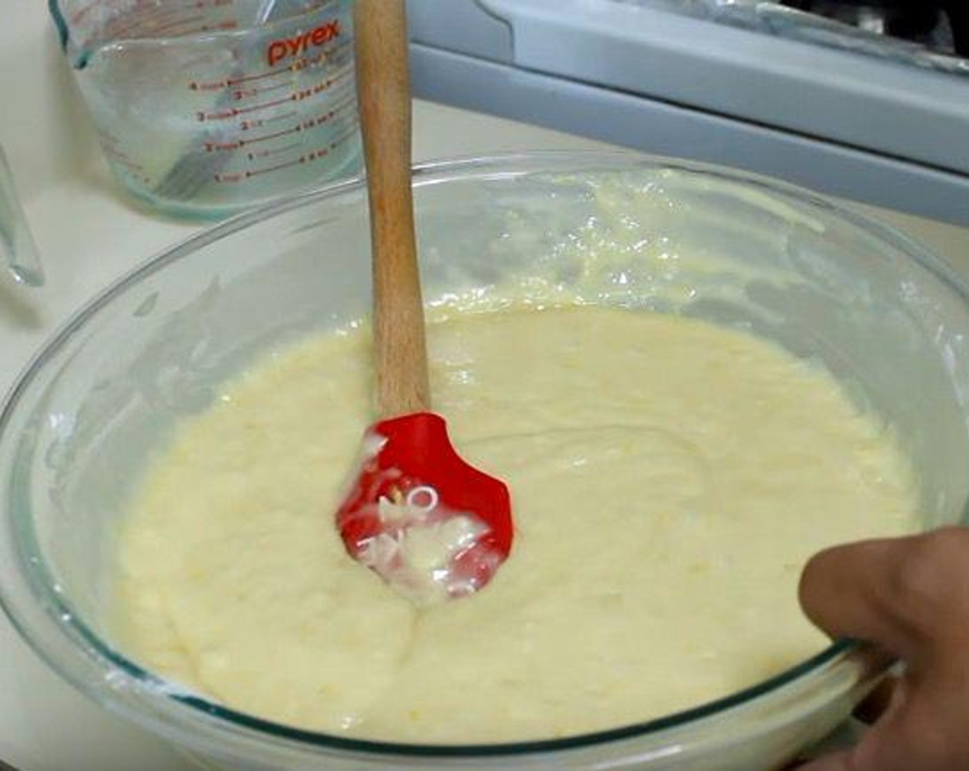 step 3 Combine wet and dry ingredients. Mix until just incorporated. Add Butter (1 cup) and continue mixing until batter is smooth.
