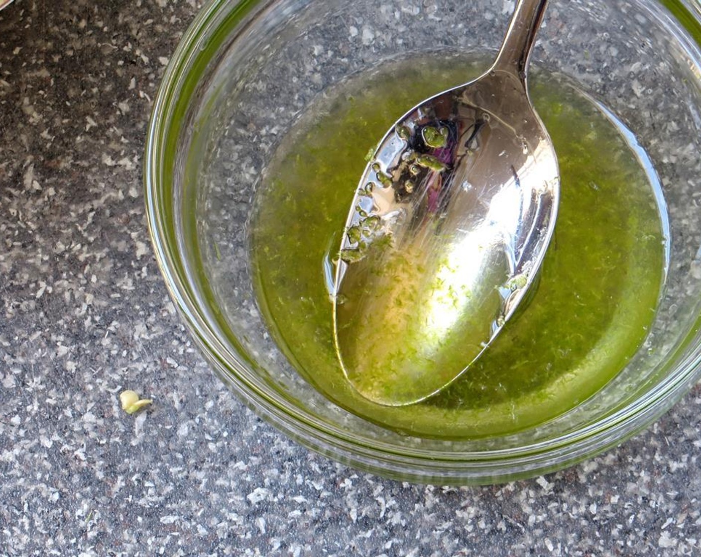 step 9 In a small bowl combine the zest of the Lime (1) and Agave Syrup (3 Tbsp).  Cut the lime in half and add 3 Tbsp fresh lime juice to the agave mixture. Stir to combine and pour over the salad.