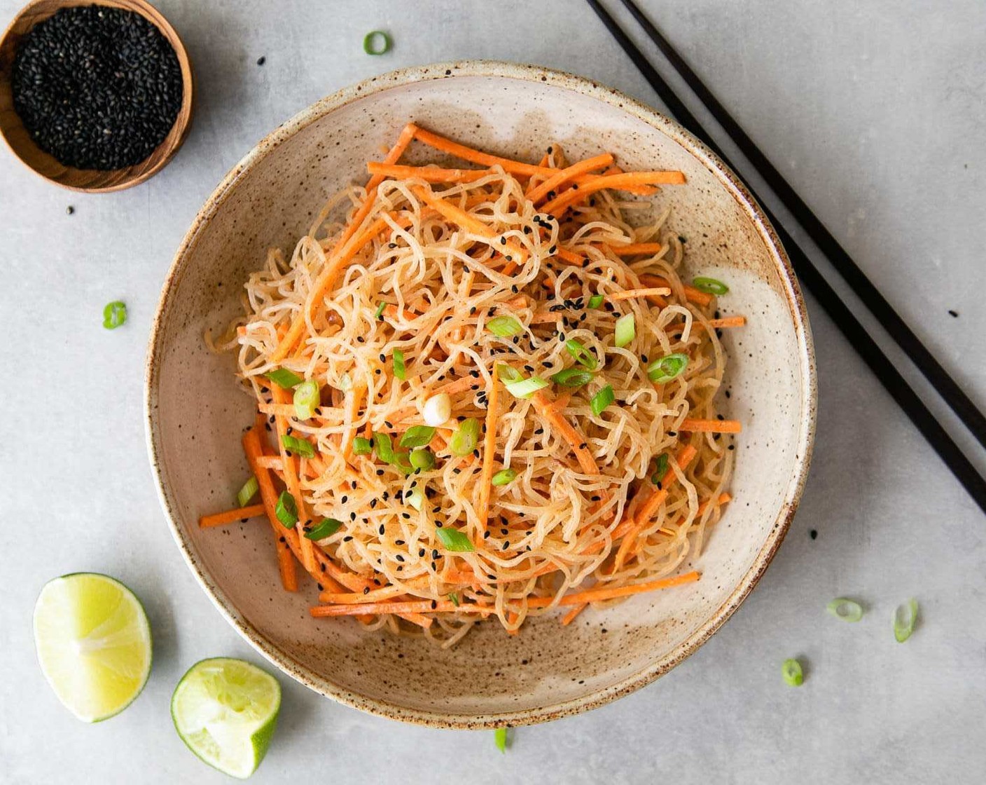 Kelp Noodle Salad with Peanut Dressing