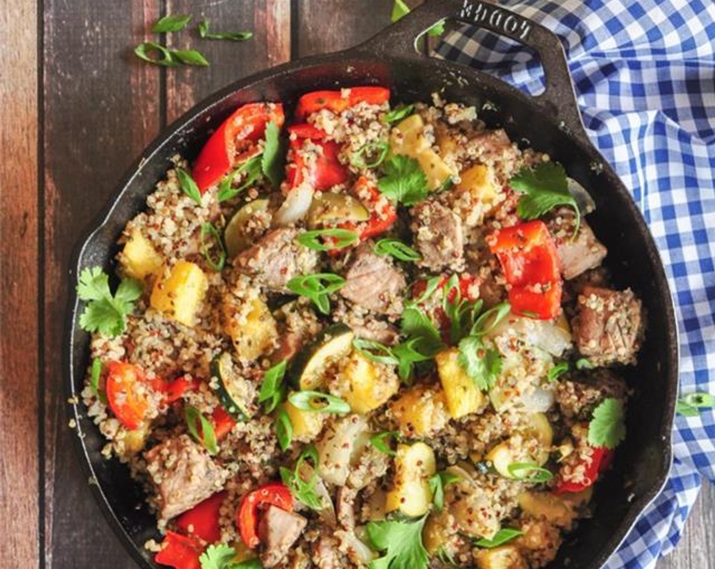 Pineapple Tuna Quinoa Skillet