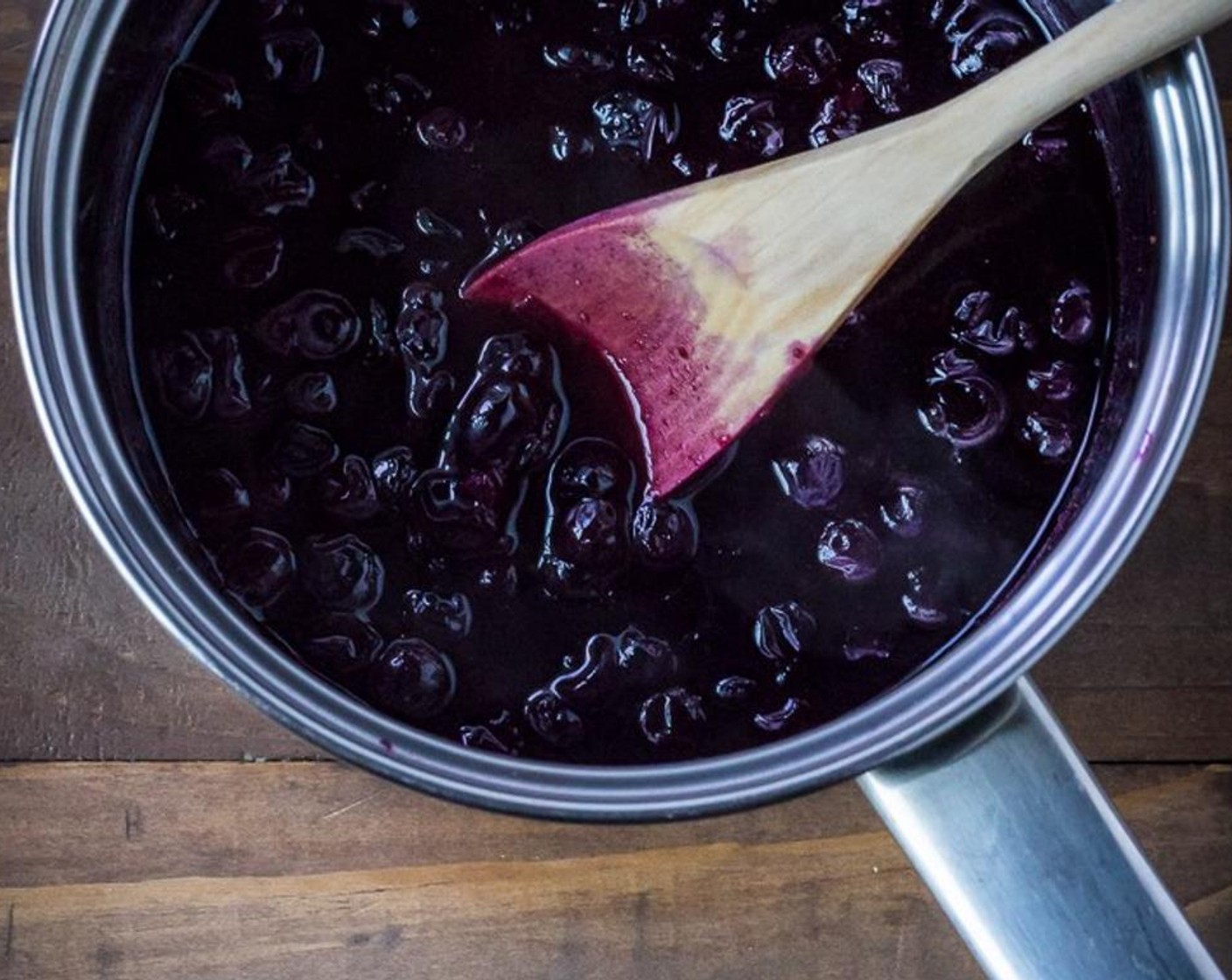 step 5 Remove from heat and continue stirring while adding the arrowroot starch, juice from Lemon (1), and Salt (1 pinch). Stir until the mixture becomes translucent and begins to thicken.