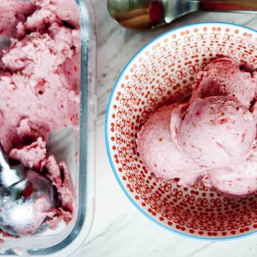 Creamy Strawberry Nice Cream Recipe | SideChef