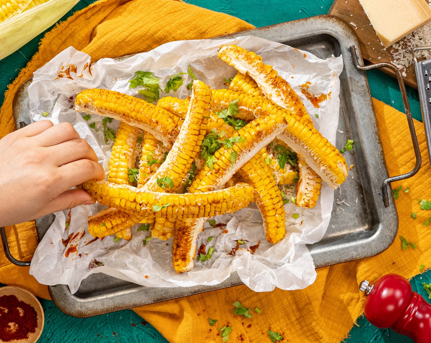 Parmesan Corn Ribs