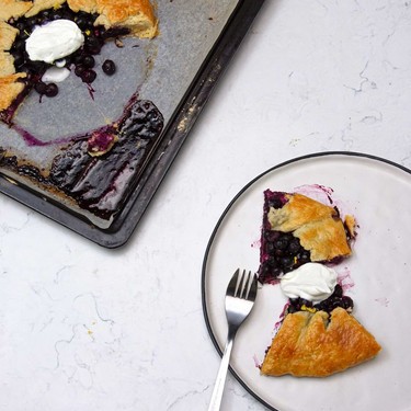 Lemon Blueberry Cream Cheese Galette Recipe | SideChef