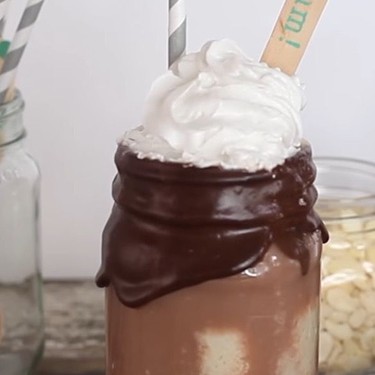 Vegan Ice Cream Float with Chocolate Beverage Recipe | SideChef