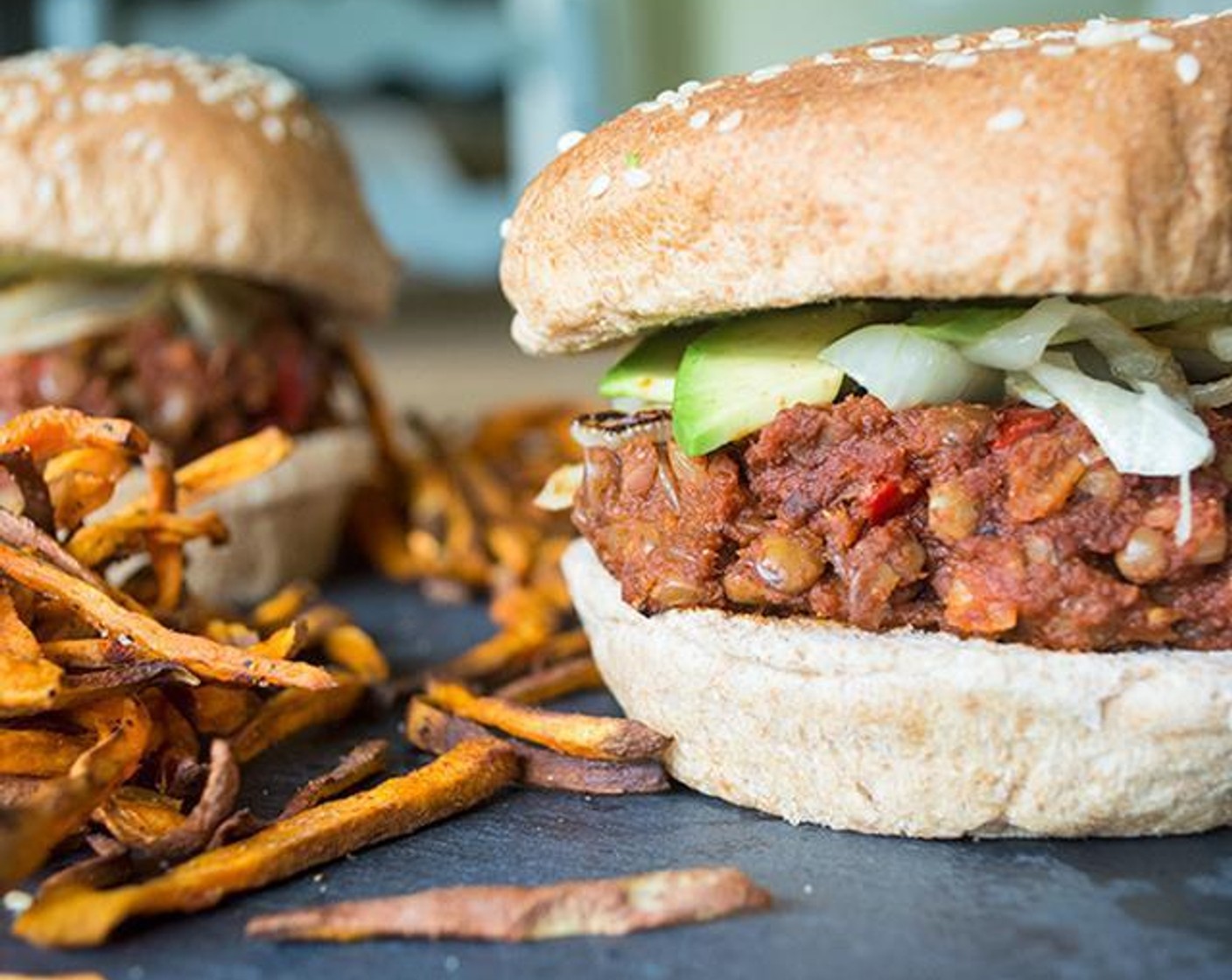 Vegetarian Lentil Sloppy Joes