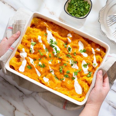 Leftover Turkey Enchiladas Recipe | SideChef