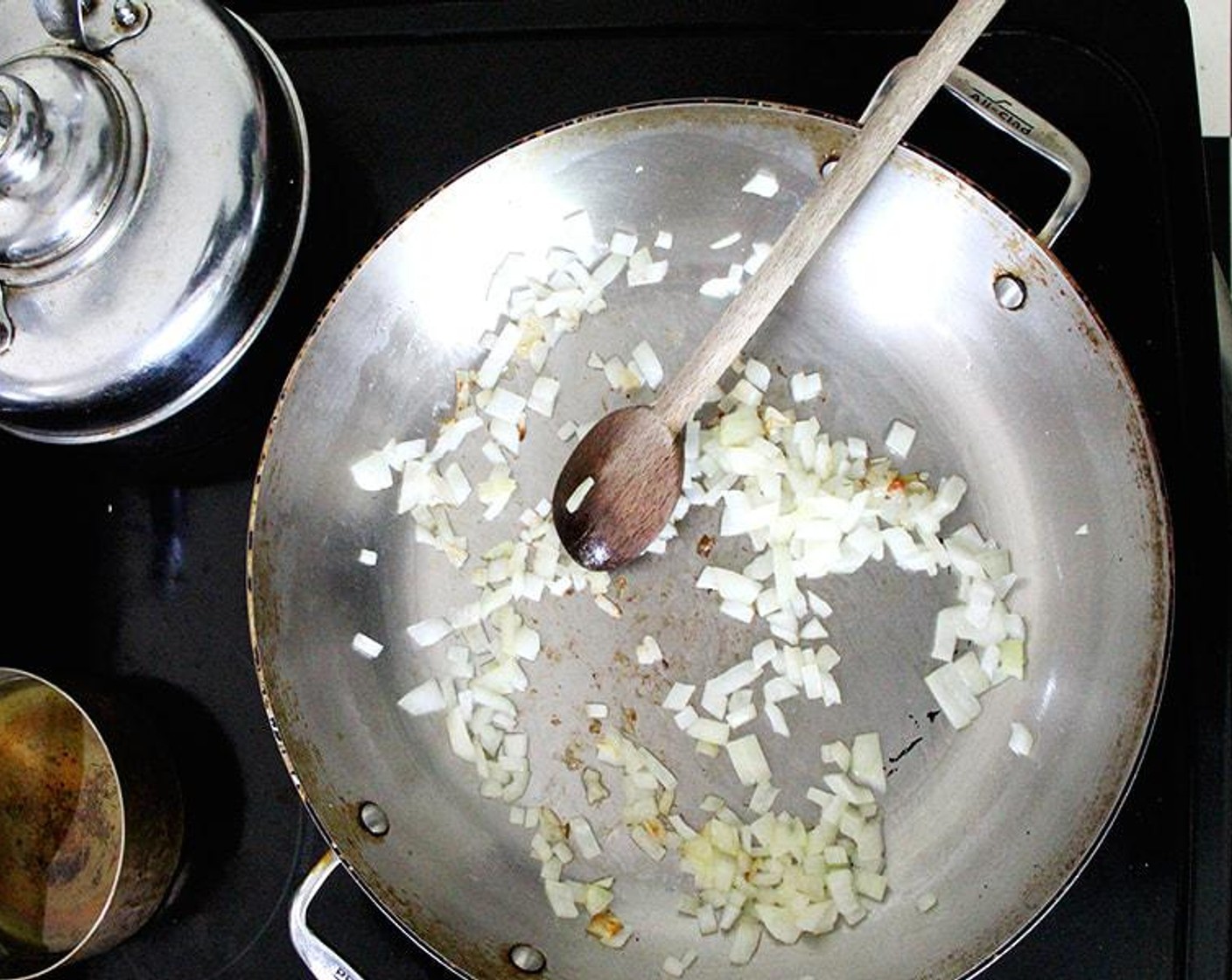 step 2 Add Onion (1) and cook, stirring occasionally, until softened, about 4 minutes.