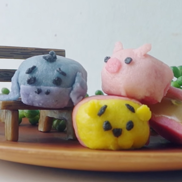 Pooh & Friends Tsum Tsum Snowskin Mooncakes Recipe | SideChef