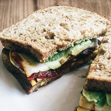 Roasted BBQ Veggie and Avocado Sandwich Recipe | SideChef