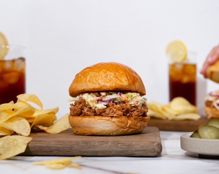 5-Ingredient BBQ Chicken Sandwich with Ranch Slaw Recipe | SideChef