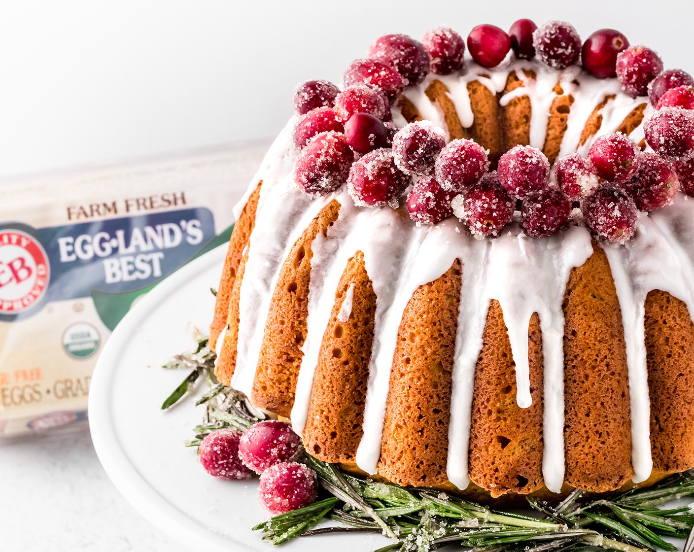 Cranberry Almond Bundt Cake