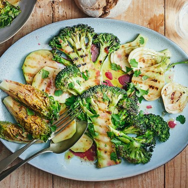 Grillgemüse mit fruchtiger Vinaigrette Rezept | V-Kitchen