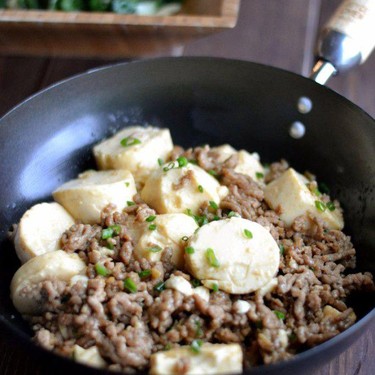 Egg Tofu with Ground Pork Recipe | SideChef