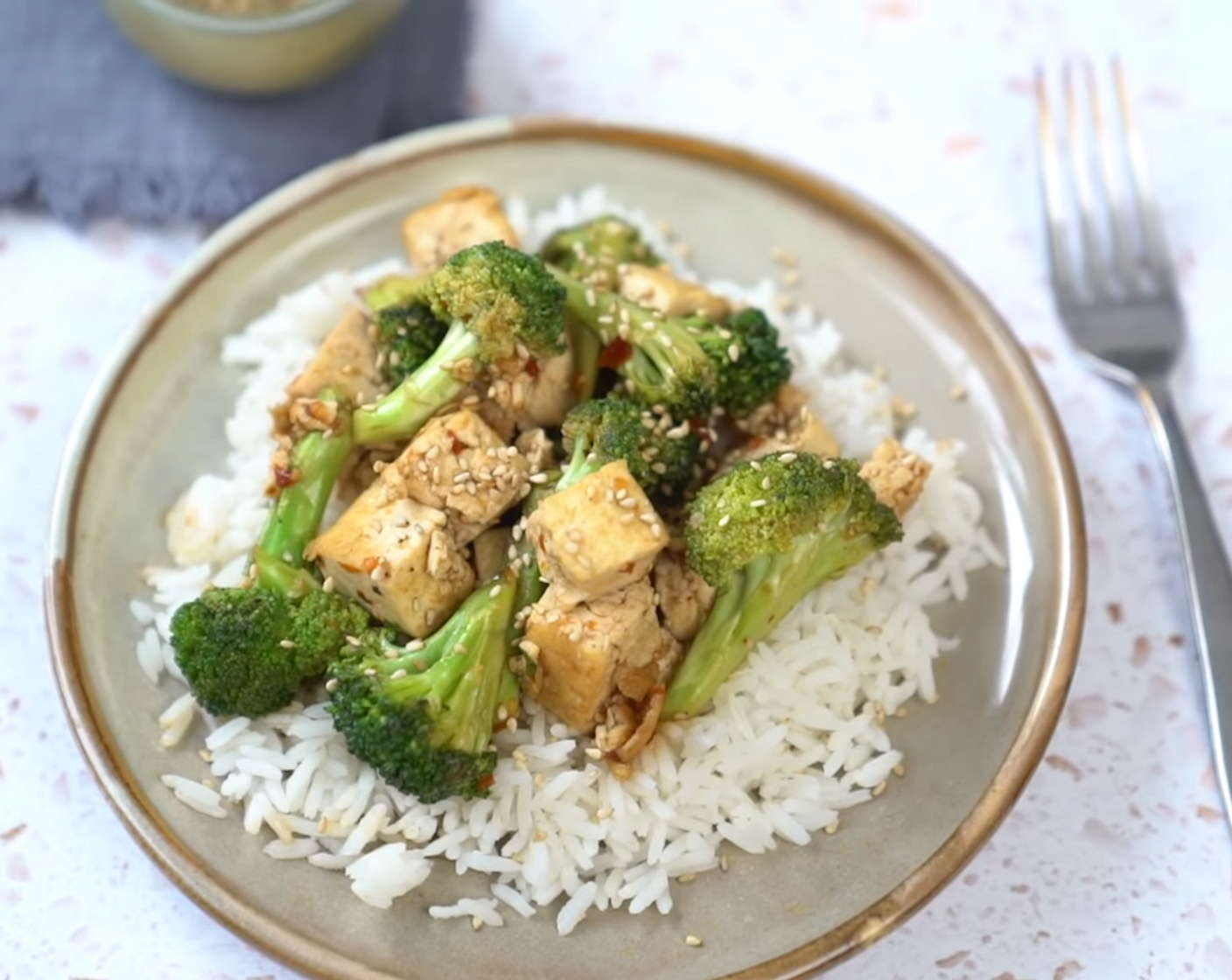 Vegan Tofu Broccoli Stir Fry