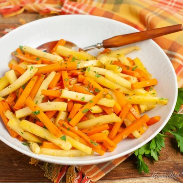 Honey Garlic Carrots and Parsnips Recipe | SideChef