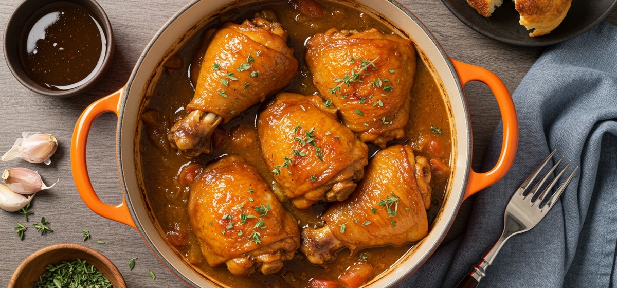 Slow-Simmered Caribbean-Style Spicy Stew Chicken Recipe | SideChef