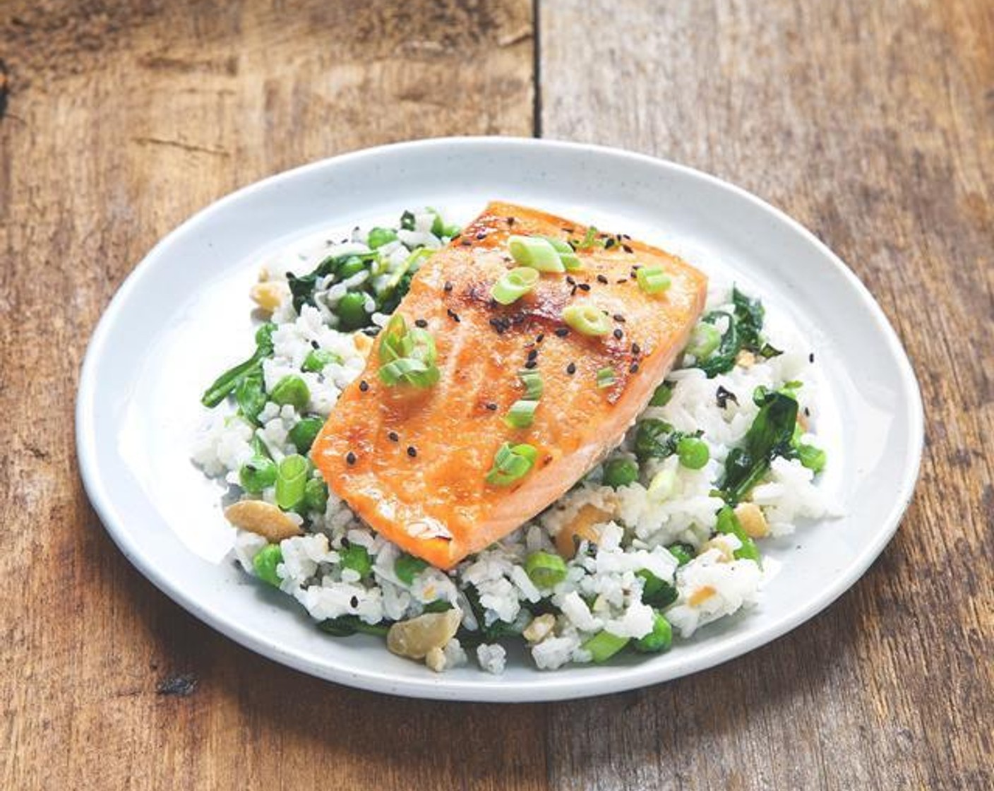 Miso Salmon with Coconut Basmati Rice