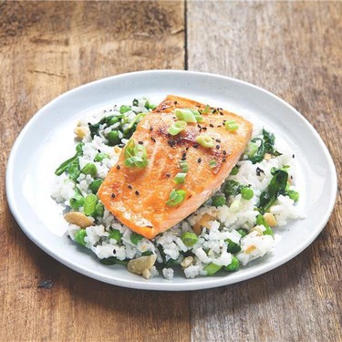 Miso Salmon with Coconut Basmati Rice Recipe | SideChef