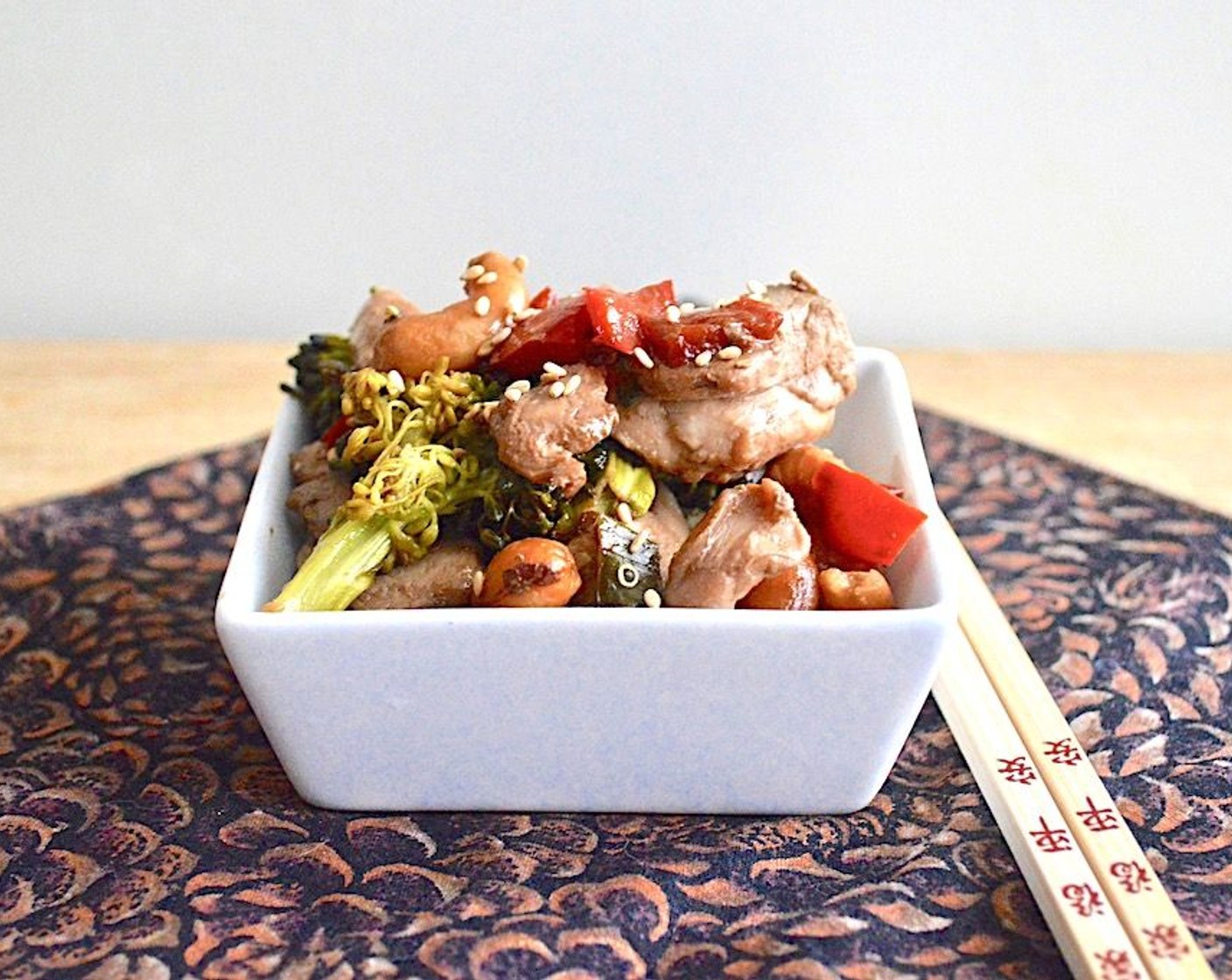 Sheet Pan Cashew Chicken