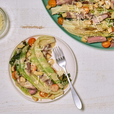 Flank Steak Caesar Salad Recipe | SideChef