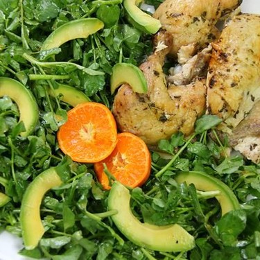 Avocado, Watercress Salad with a Clementine Vinaigrette Recipe | SideChef